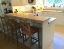cream breakfast bar fitted in hampshire