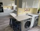 grey gloss kitchen installed