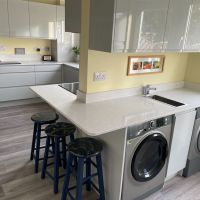 grey gloss kitchen installed grey gloss kitchen installed