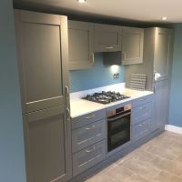 grey handled kitchen fitted by blue design ktichens grey handled kitchen fitted by blue design ktichens