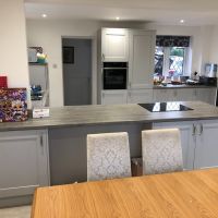 grey handled kitchen installed in hampshire grey handled kitchen installed in hampshire