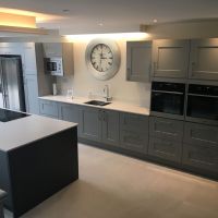 grey handled kitchen design 2