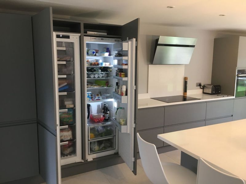 fridge freezer in kitchen fridge freezer in kitchen