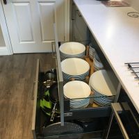 kitchen storage pan drawer