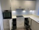 narrow drawer storage in kitchen